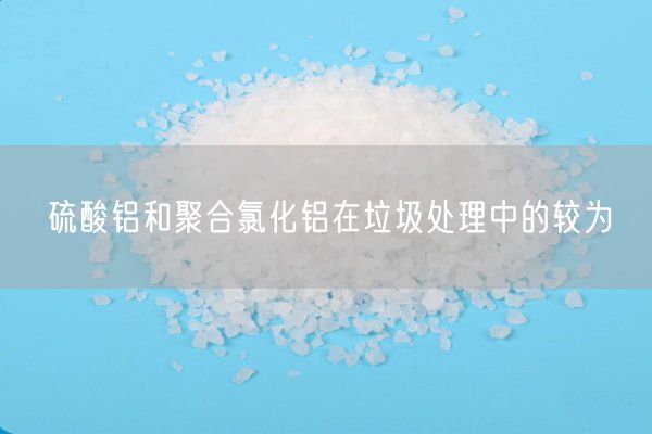 硫酸鋁和聚合氯化鋁在垃圾處理中的較為(圖2)