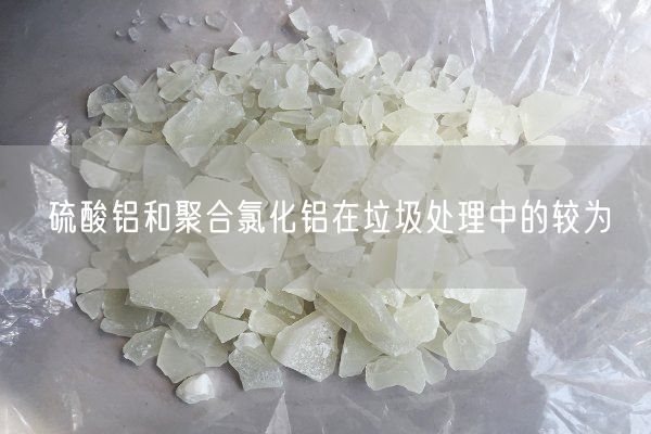 硫酸鋁和聚合氯化鋁在垃圾處理中的較為