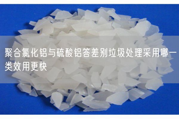 聚合氯化鋁與硫酸鋁答差別垃圾處理采用哪一類(lèi)效用更快(圖4)