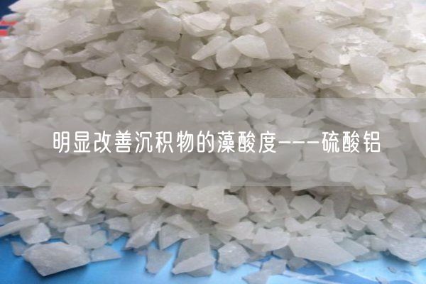 明顯改善沉積物的藻酸度---硫酸鋁(圖4)