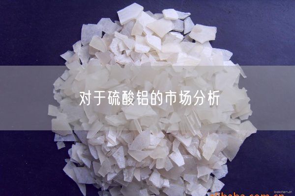 對于硫酸鋁的市場(chǎng)分析(圖6)