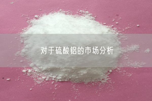 對于硫酸鋁的市場(chǎng)分析(圖8)