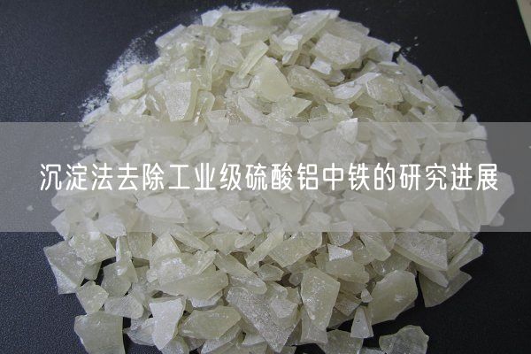 沉淀法去除工業(yè)級硫酸鋁中鐵的研究進(jìn)展(圖9)