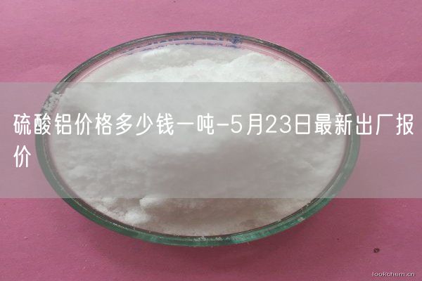 硫酸鋁價(jià)格多少錢(qián)一噸-5月23日最新出廠(chǎng)報價(jià)(圖1)