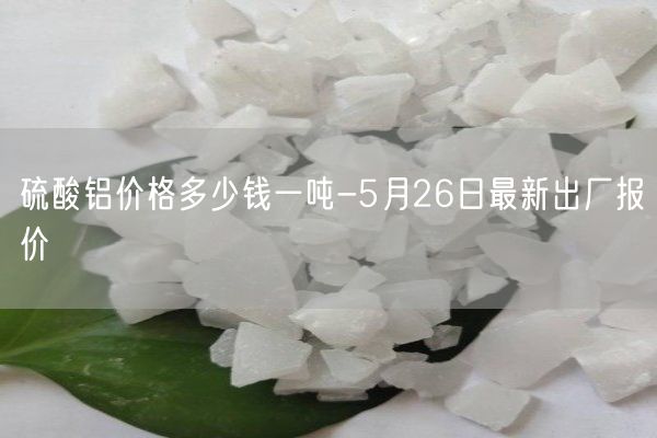 硫酸鋁價(jià)格多少錢(qián)一噸-5月26日最新出廠(chǎng)報價(jià)(圖2)
