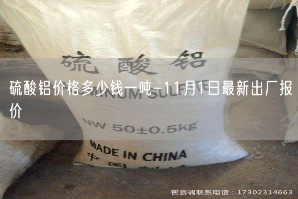 硫酸鋁價(jià)格多少錢(qián)一噸-11月1日最新出廠(chǎng)報價(jià)(圖3)
