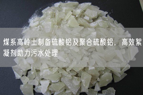 煤系高嶺土制備硫酸鋁及聚合硫酸鋁，高效絮凝劑助力污水處理(圖2)